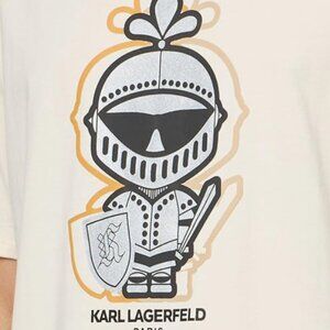 Men's Karl Lagerfeld Graphic T-shirt Size M, natural